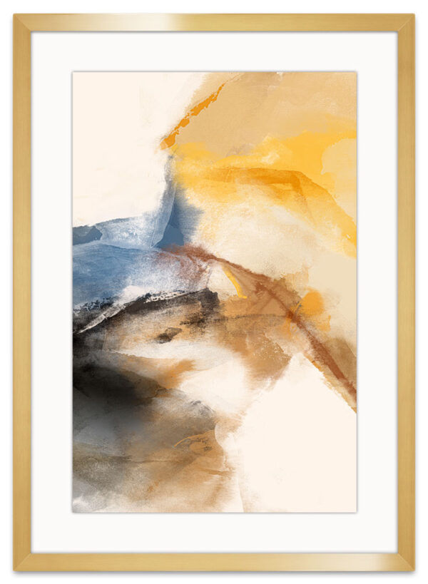 Clouds Do Not Know Where They Are by Artur Chen|| Gold Frame Print- ARVIVID